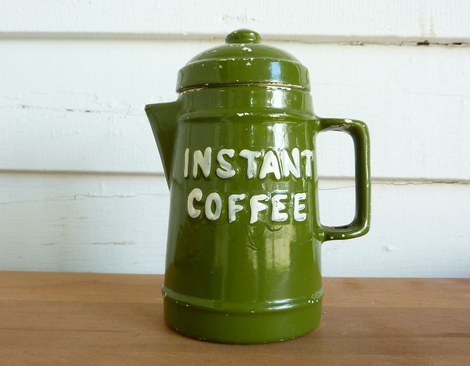 Vintage Knobler Instant Coffee Jar