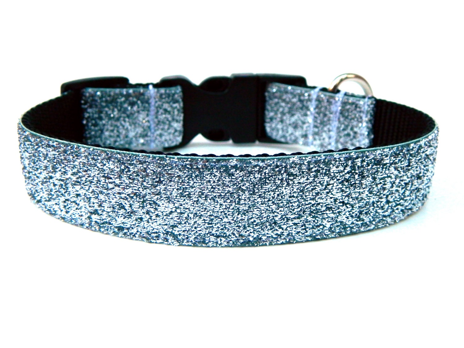 Silver Glitter Dog Collar Silver Glitter Dog Collar