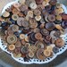 Vintage Brown Buttons All Sew Thru 175