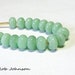 Summer Jade Lampwork Glass Spacer Beads