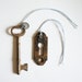 Lock & Key, Wedding Keepsake, Something Blue- Free Shipping