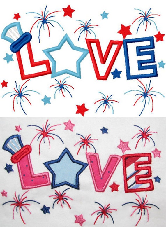Items similar to my first 4th of july embroidery design instant