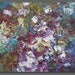 Abstract Painting in Purple and Blue - Passion (11x14) Highly Textured Original Acrylic Wall Decor - Sage Mountain Studio