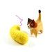 Yellow Vibrio Bacteria Wool Catnip Cat Toy