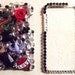 ipod 4 case, bling ipod case, 3d case, custom case. rhinestones deco blinged out.Inspired by Ed Hardy by Luminousbling