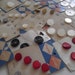 Vintage button lot 28 cards full assorted sizes colors