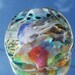 Lampwork Jellyfish Bead - Hand Made Glass Jellyfish Bead, Jellyfish bead SRAJD