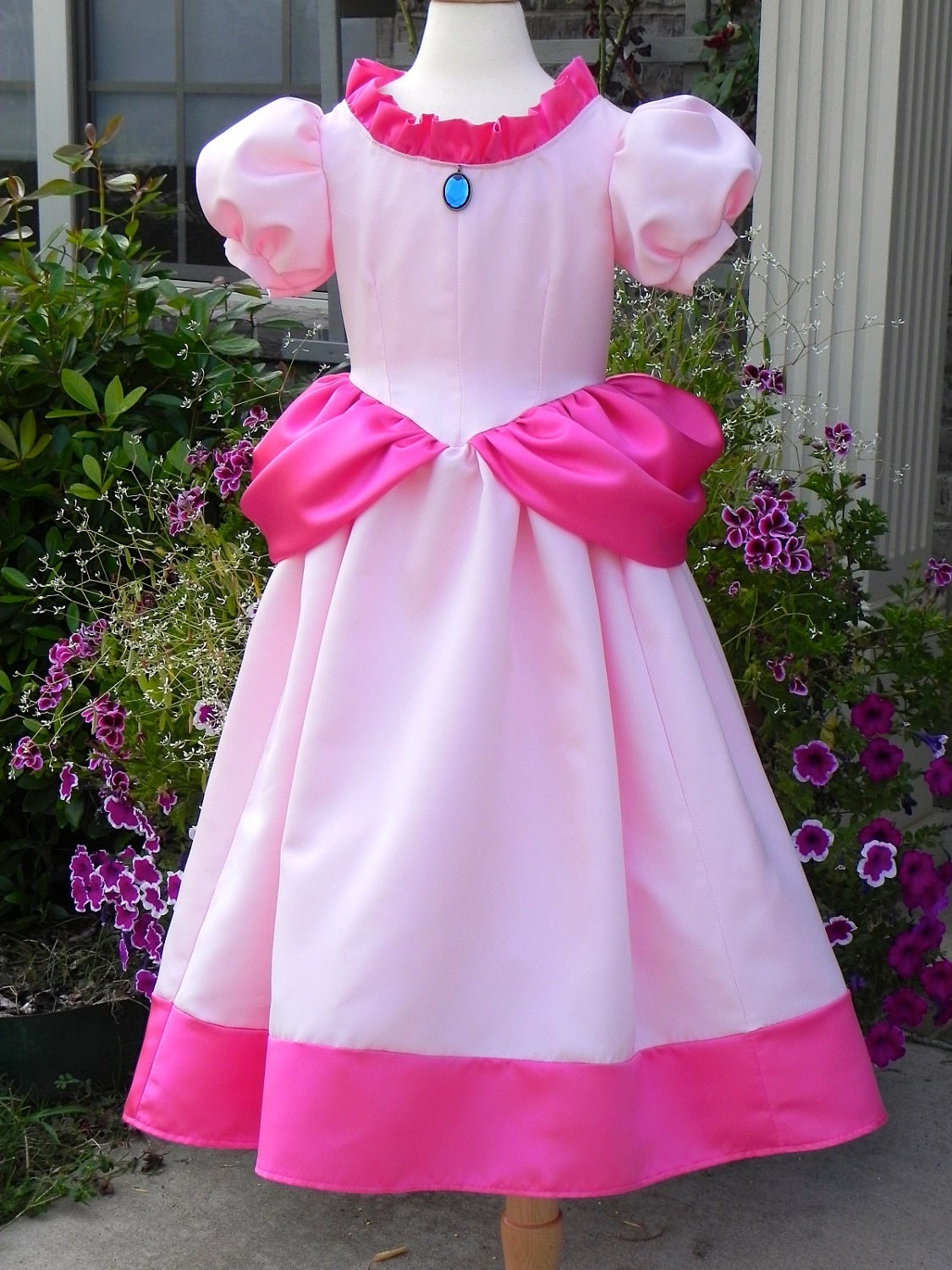 princess peach ball gown