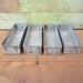 Lot of 4 Small Metal Industrial Bins Sorting Parts Hardware Metal Drawers