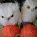 Two Snow OWLS to use in your Fall Decor