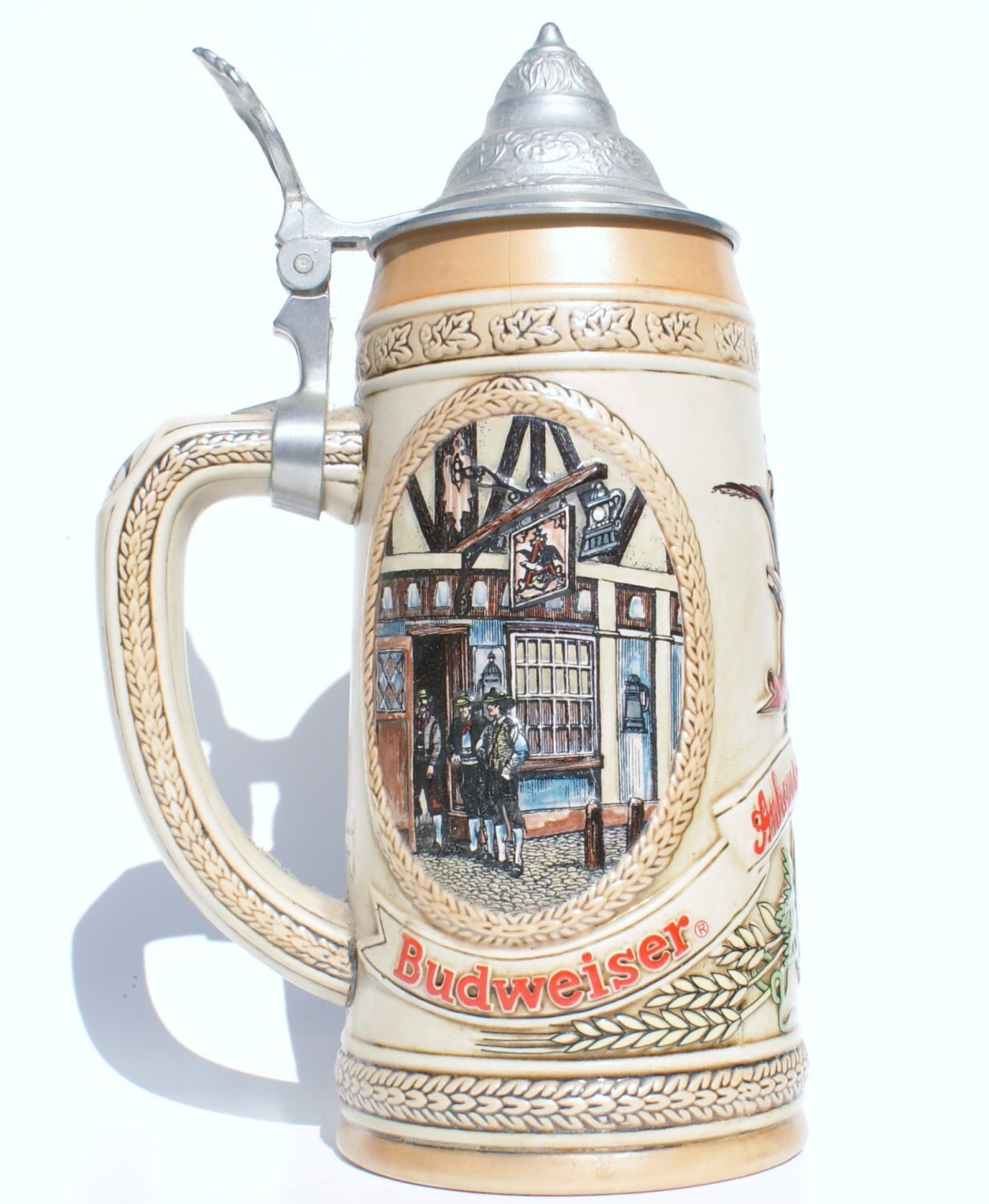 vintage budweiser beer steins