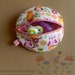 Paci Pod in Sweet Owl Fabric (Pink, Green, Orange and Yellow Owls) Girl Paci Pod Ready to Ship