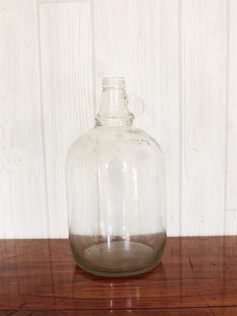 Gallon Glass Jug Bottle Duraglas One Gallon