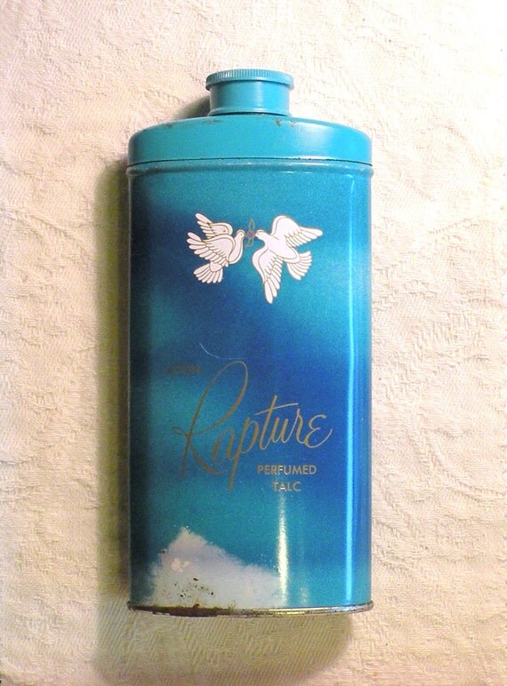 AVON Rapture Perfumed Talc by RosePetalResources on Etsy