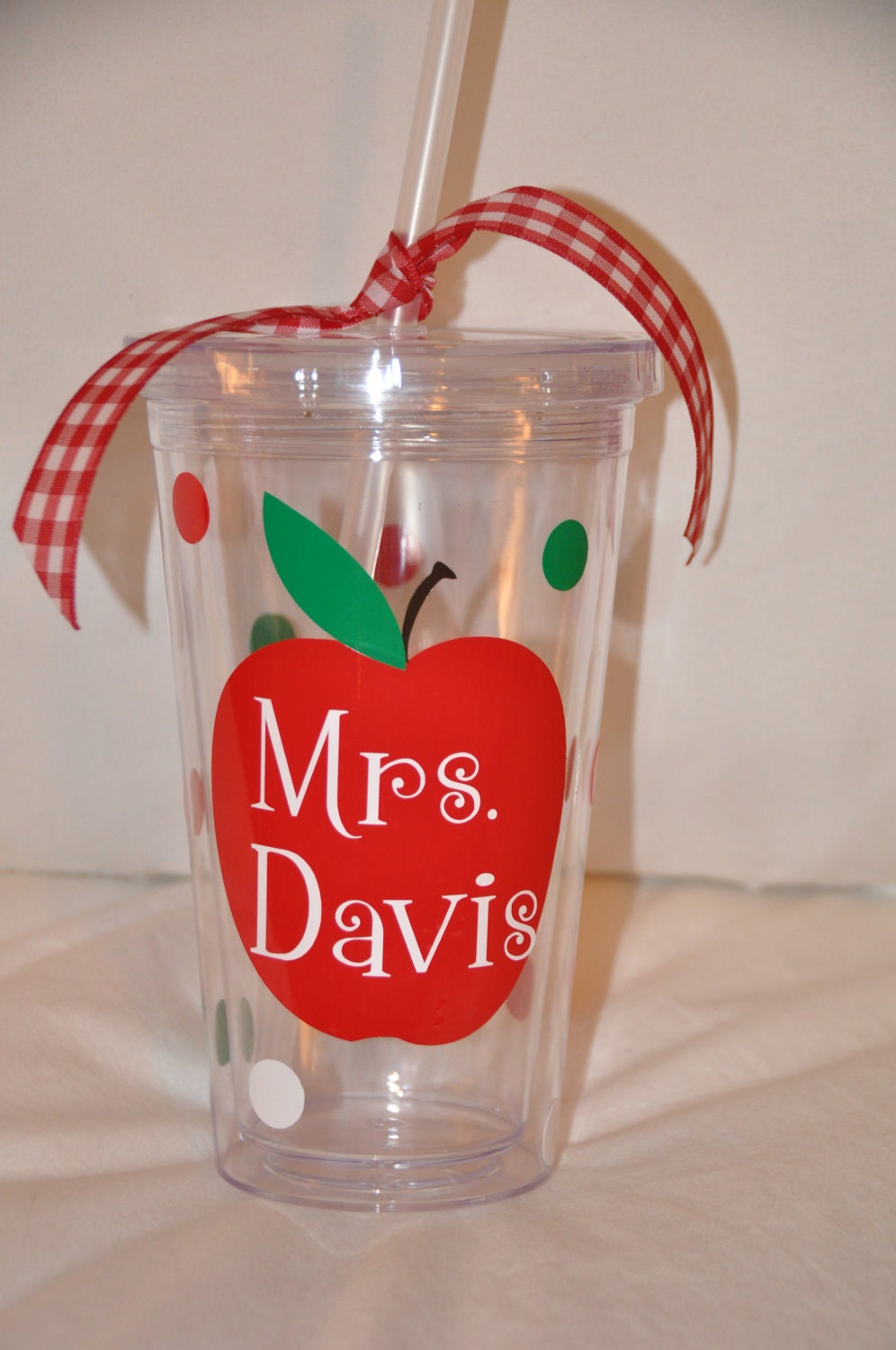 Personalized Tumbler for a Teacher by MakeitMyDesign on Etsy