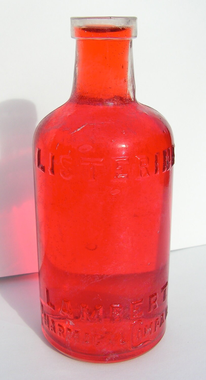 early 1900s Listerine Bottle Lambert Pharmacal Company of St