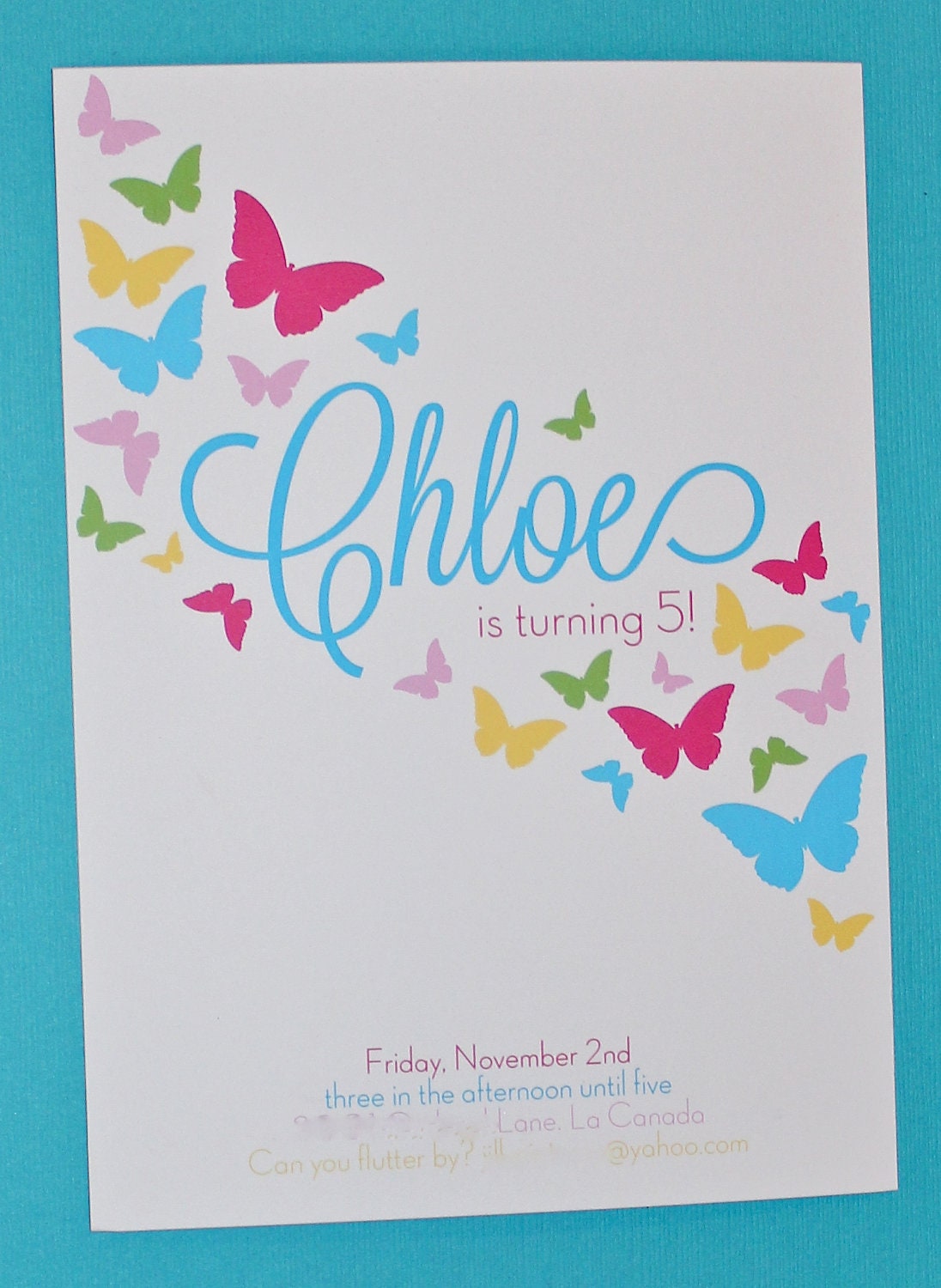 Free Printable Butterfly Invitations 3