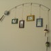 Fishing Pole Picture Frame - Metal Silver - 4 Frames