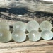A selection of Jazomir sea glass, sparkly bubbles from North East England