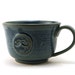 Mustache Mug: Unique Blue Ceramic Mug with a Mustache, Great Gift for Men, Pottery Gifts for Guys by MiriHardyPottery