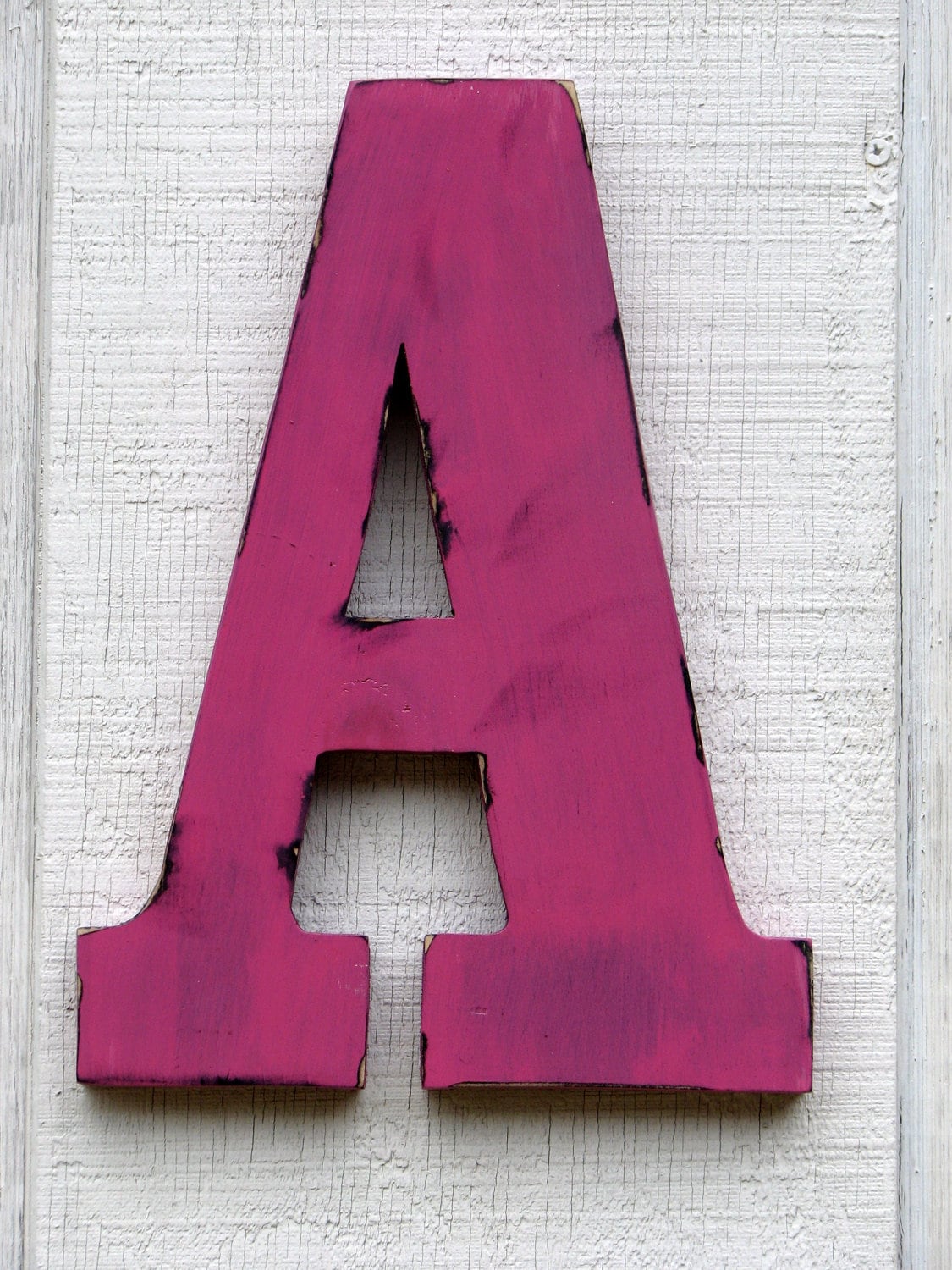 3 D Large Wooden letters home decor rustic LetterA Home Decor