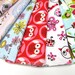 Cloth Napkins, 10 Girls Owls and Bird Napkins, Kids Lunchbox Napkins, Back To School Napkins
