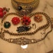 Destash Rhinestone Craft Lot of Vintage Jewelry, Brooches Earrings & More