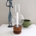 RESERVED: Mid Century Kalmar Teak Hurricane Lamp