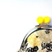 Coin Purse - Gray Yellow Flowers