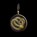 Reserved For Susan- Do Not Buy- Victorian Gold Locket w Miniature Snake Serpent Painting (9K Gold)
