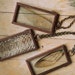 SNAKE SKIN Specimen Window Locket Necklace