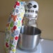 Quilted Kitchen-Aid Mixer Cover - White with Blue, Green, Red Orange, Yellow Fruit Print 2 - Fruit Slice by Khristian Howell for Anthology