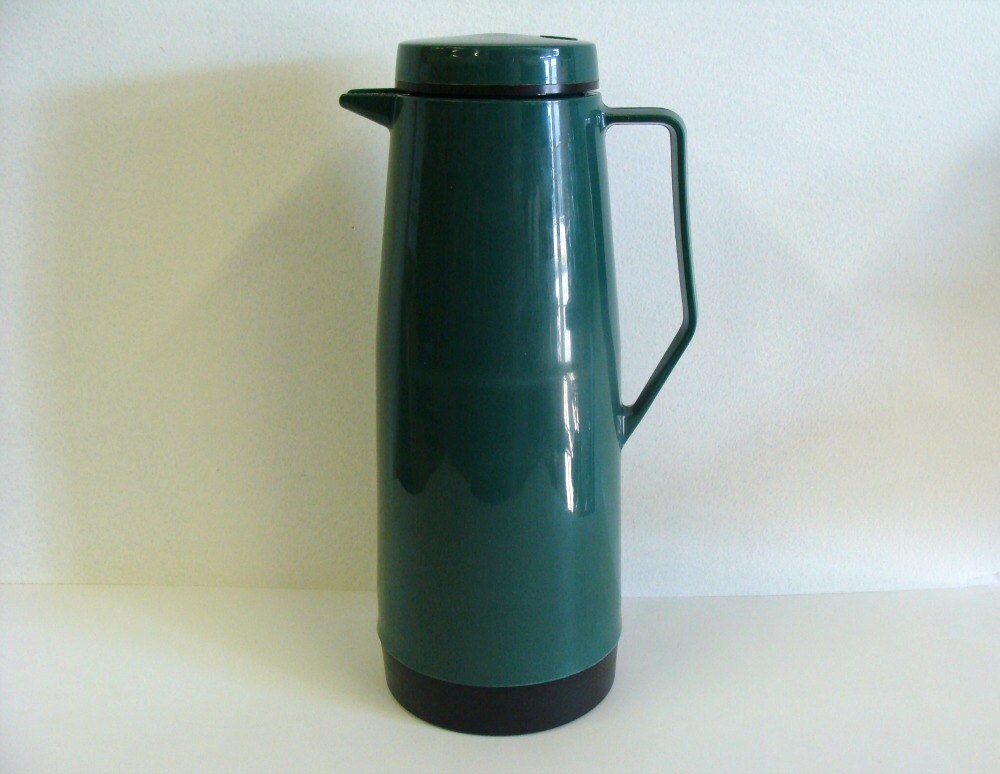 Tall Green Black Insulated Thermos Bottle Jug Pitcher with