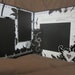 Wedding Album, Scrapbook Album, Premade Album, Black and White Wedding, Chipboard Album by Island Lilly Designs