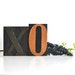 Letterpress Blocks X and O - Large