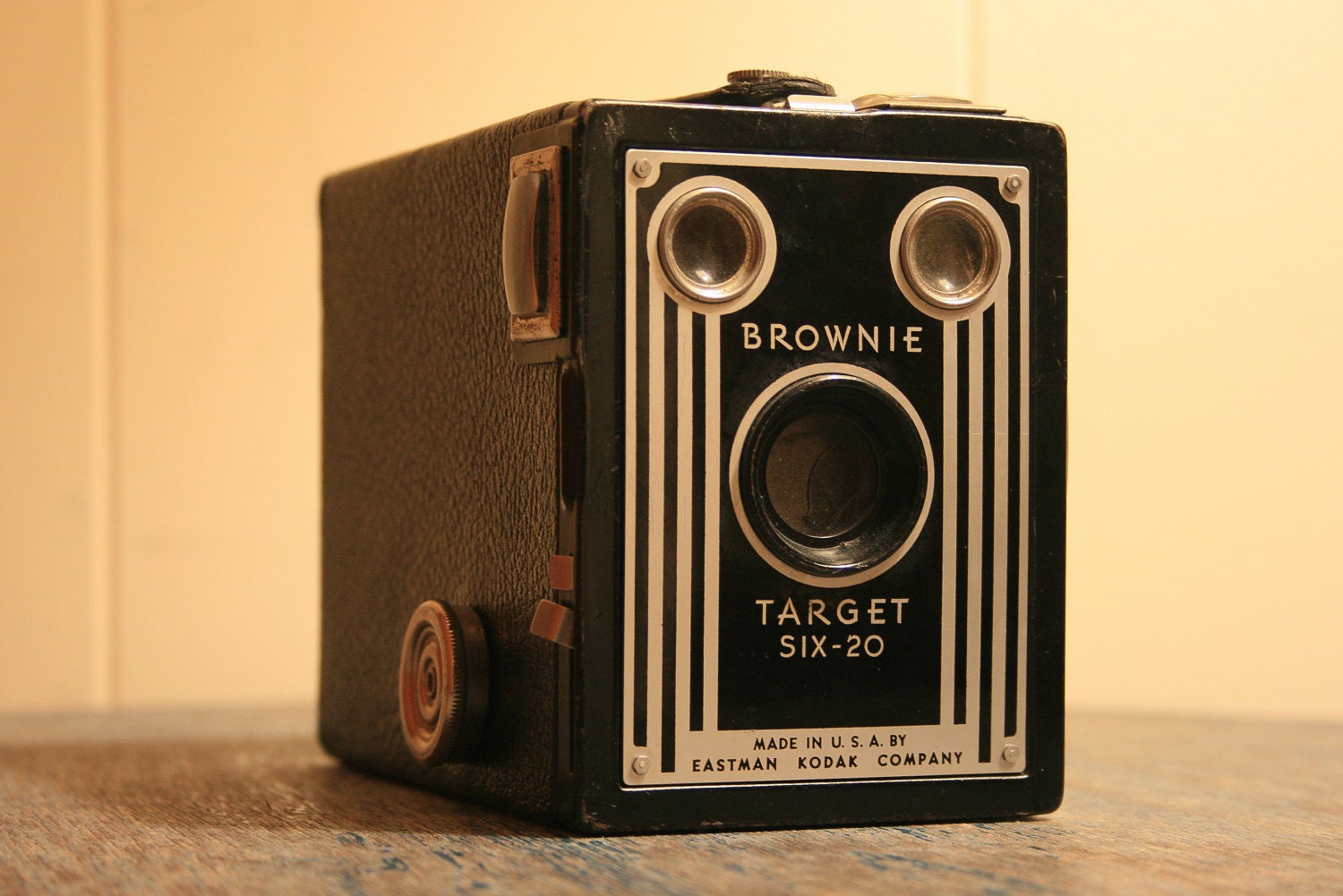 Vintage Kodak Brownie Target Six-16 Camera 1940s Black