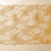 Ivory Floral Design Chantilly Lace Trim 3 Yards