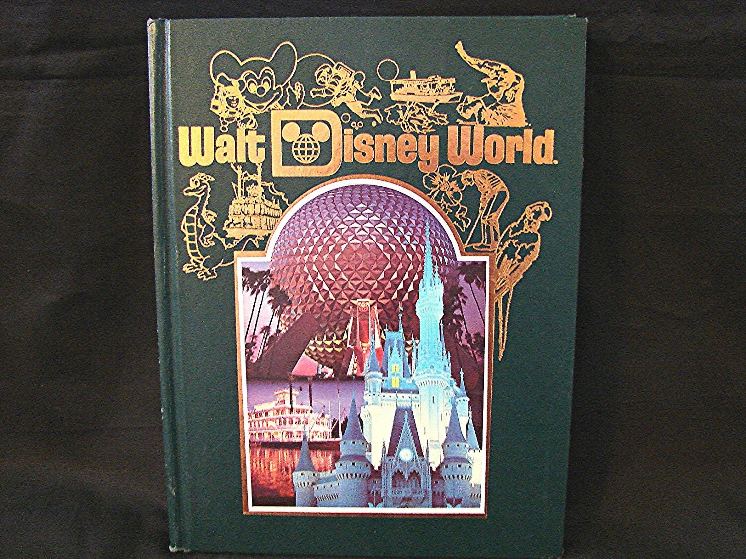 Vintage 1986 Walt Disney World Book Hard Cover Nice