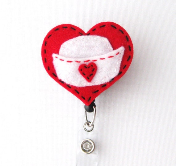 Nurses Cap Name Badge Holder Cute Badge Reels Unique ID