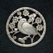 Vintage DANISH STERLING Dove Brooch In the style of Georg Jensen