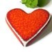 Valentine's Day Valentine Red Heart Brooch Ceramic Accessories Pin Pottery Corale Red Minimalist Jewelry Recycled Box