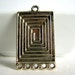 silver tone rectangular pendant 37mm (1)