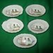 Five (5), Hand Painted, Japanese Porcelain, Open Salt Cellars.