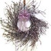 Purple Wisp Round Grapevine Wreath Home Decor