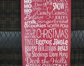 Items similar to Christmas sign on Etsy