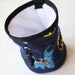 Superhero with Black Cape - Rock Climbing Chalk Bag (small)