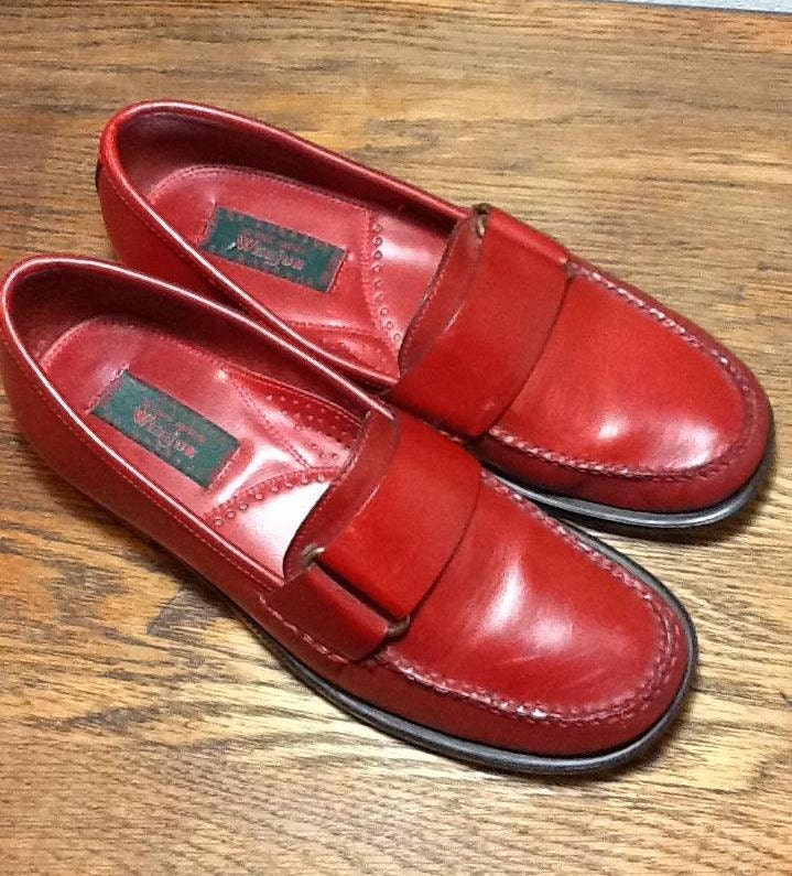 lillian bow weejuns red