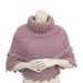 Magenta Poncho, size M-L poncho, Knitting poncho ,oversized poncho,women poncho