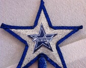 items similar to dallas cowboys christmas tree topper on etsy items similar to dallas cowboys christmas tree topper on etsy