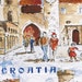 Vintage Dubrovnik Croatia Historical Landmarks Wall Hanging